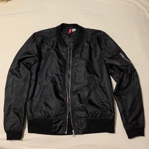 H&M Satin Bomber Jacket